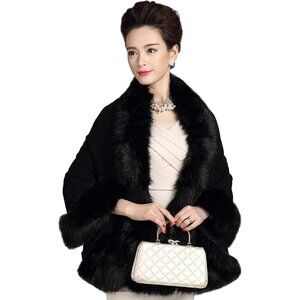 Women's Pashmina Shawl Cloak Cape Shawls and Wraps for Evening Dresses Shawl Wra